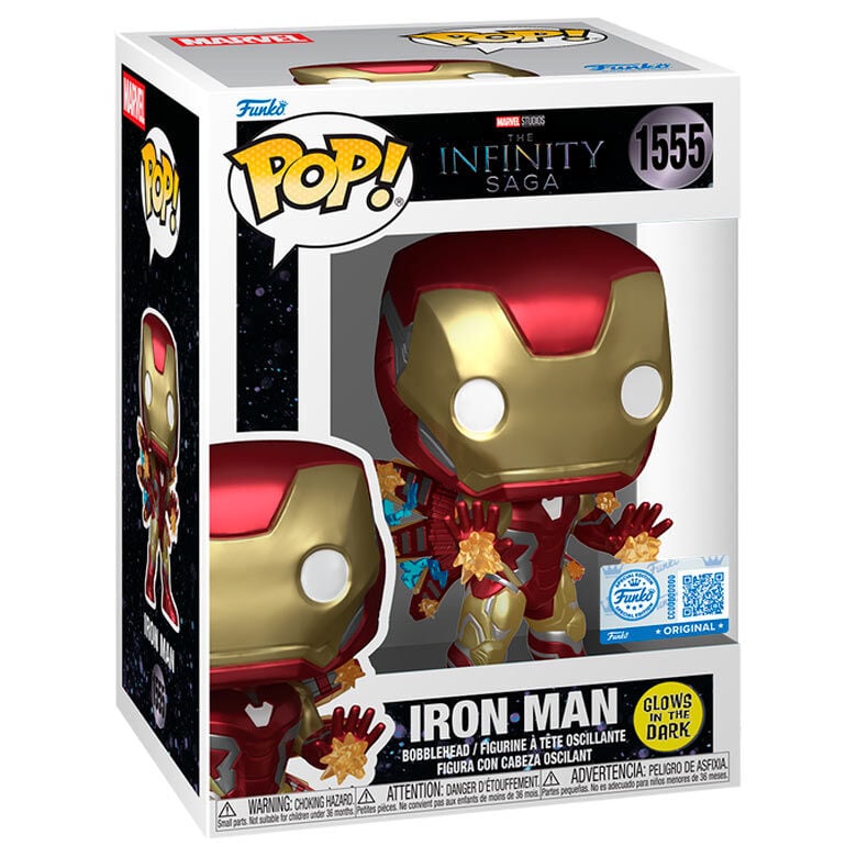 Figura POP Plus Marvel The Infinity Saga Iron Man Exclusive