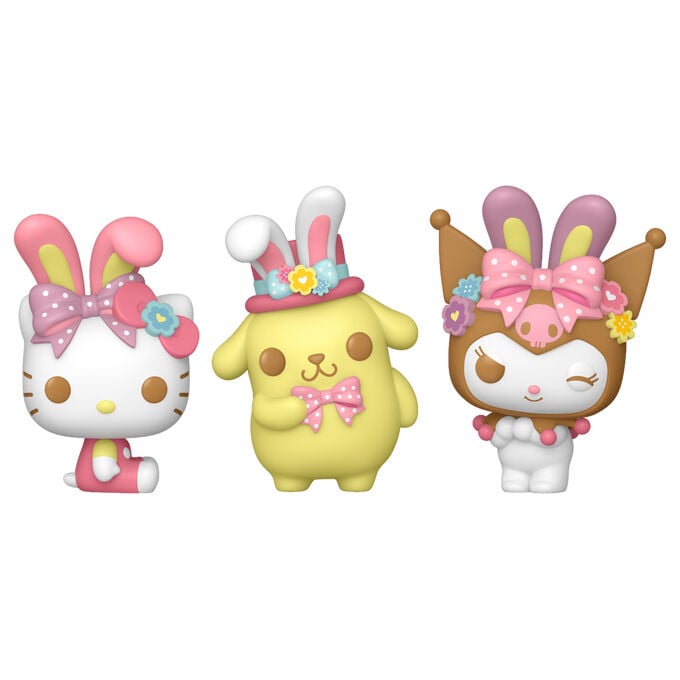 Blister 3 figuras Pocket POP Egg Hello Kitty and Friends
