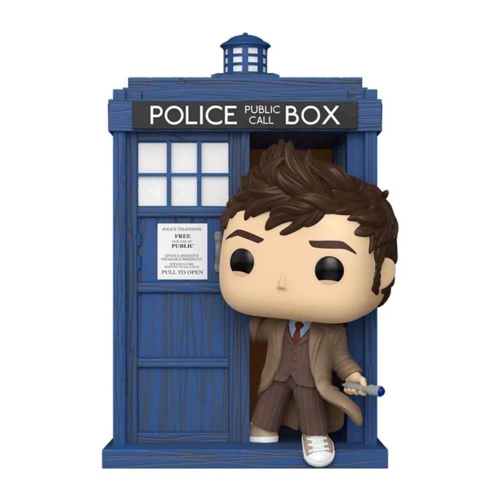 Figura POP Rides Deluxe Doctor Who Tardis with Tenth Doctor