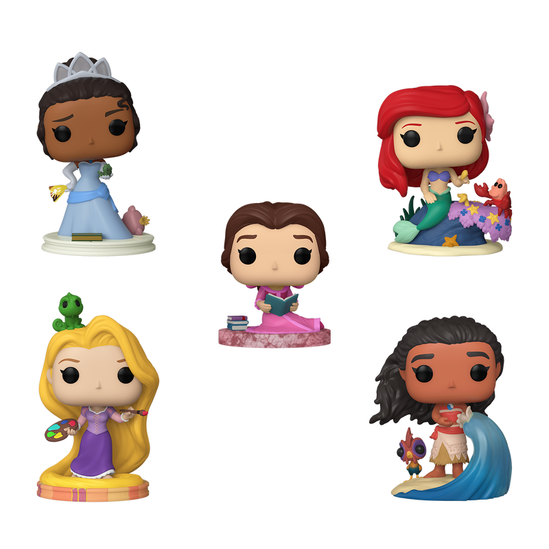 Blister 5 figuras POP Disney Princesas