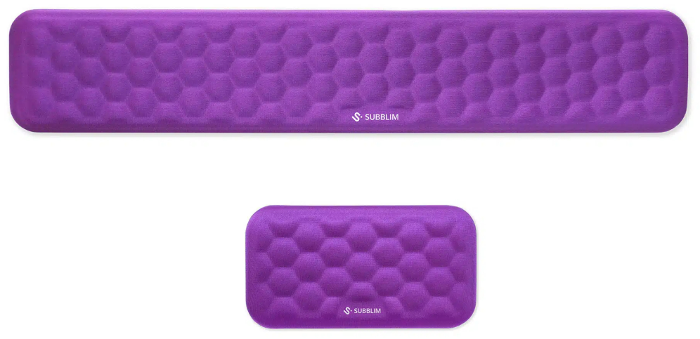 Pack de 2 Reposamuñecas Subblim Ergo AirPadding/ Purpura