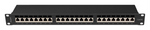 Patch panel Lanberg 24 puertos 1u cat.6a ftp 19 pulgadas negro