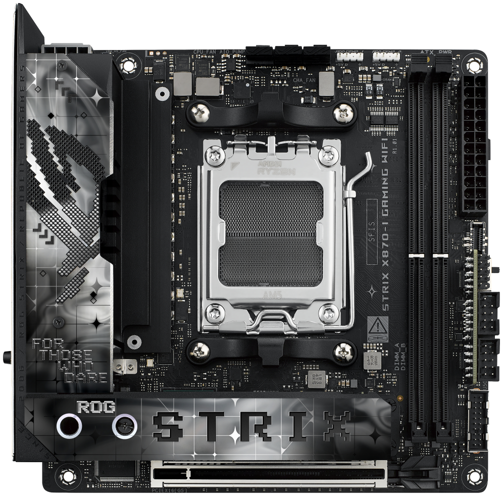 ASUS ROG STRIX X870-I GAMING WiFi AMD X870 Zócalo AM5 mini ITX
