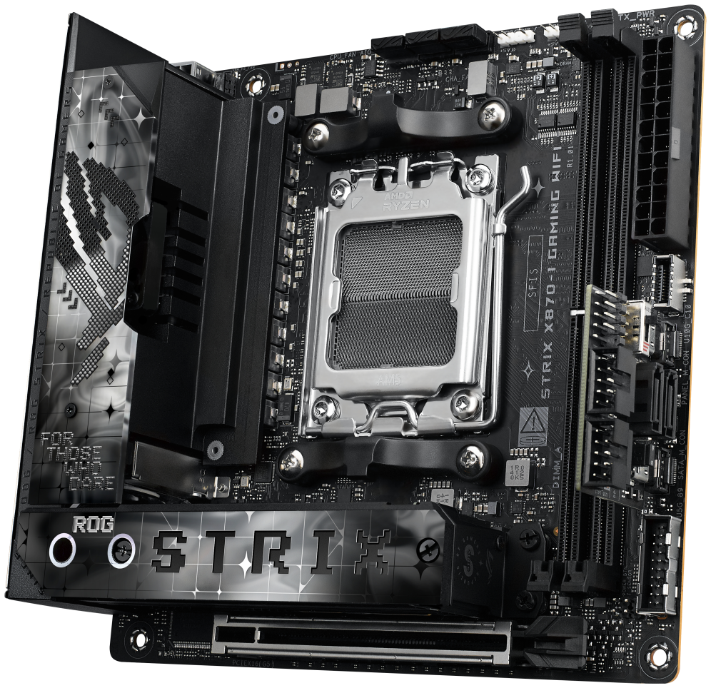 ASUS ROG STRIX X870-I GAMING WiFi AMD X870 Zócalo AM5 mini ITX