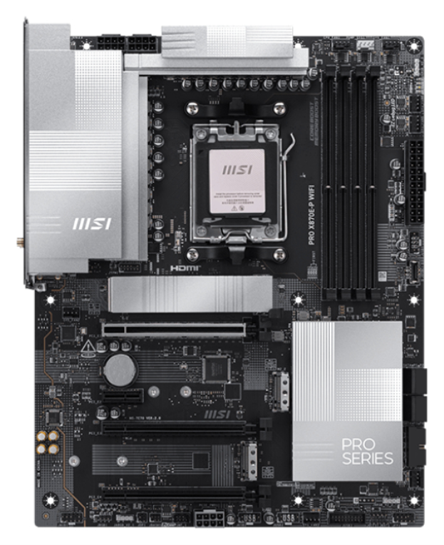 MSI PRO X870E-P WiFi placa base AMD X870E Zócalo AM5 ATX