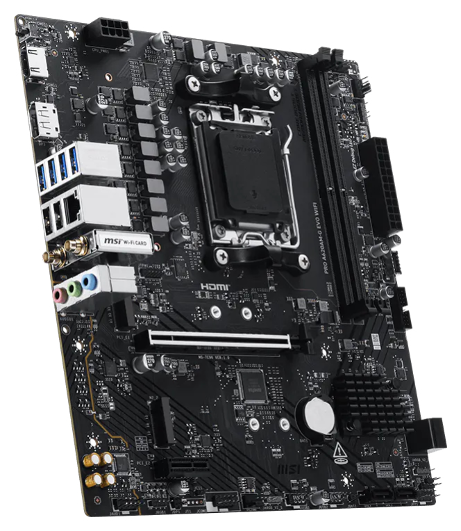 MSI Pro A620AM-G EVO WiFi AMD A620A Zócalo AM5 micro ATX