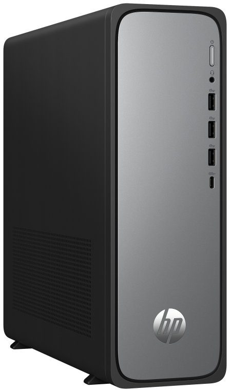 HP OmniDesk Slim S03-0020ns PC Intel® Core™ i3 i3-14100 8GB DDR5-SDRAM 512GB SSD FreeDOS Torre Negro, Plata