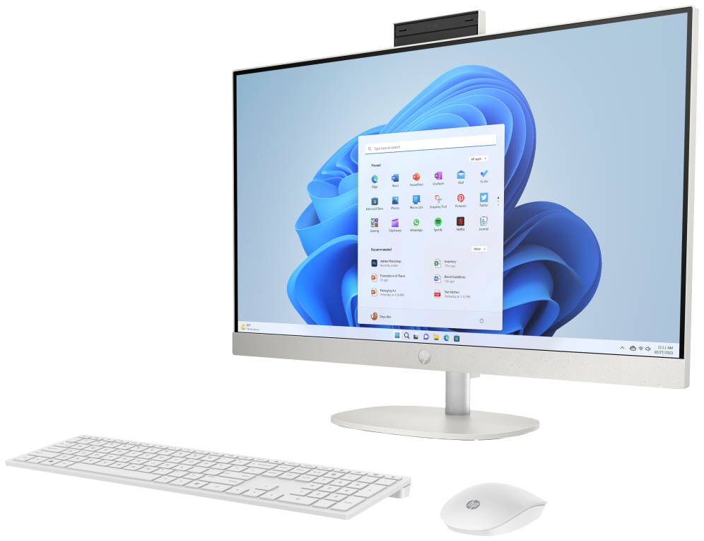 HP 27 inch All-in-One 27-cr0128ns PC Intel® Core™ i5 i5-1335U 68,6 cm (27") 1920 x 1080 Pixeles 16GB DDR4-SDRAM 512GB SS