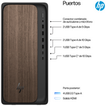 HP M03-0038NS U5-225 512GB 16GB FREEDOS DDR5-SDRAM SSD Torre PC AI PC