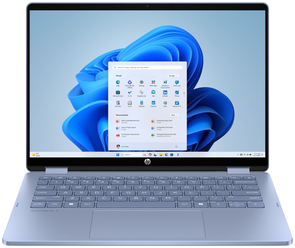 HP 14-FP0007NSX ULTRA 5 325 512GB 16GB 14.0IN WIN11 120U 35,6 cm (14") Pantalla táctil 2K LPDDR5-SDRAM SSD Wi-Fi 6 (802.
