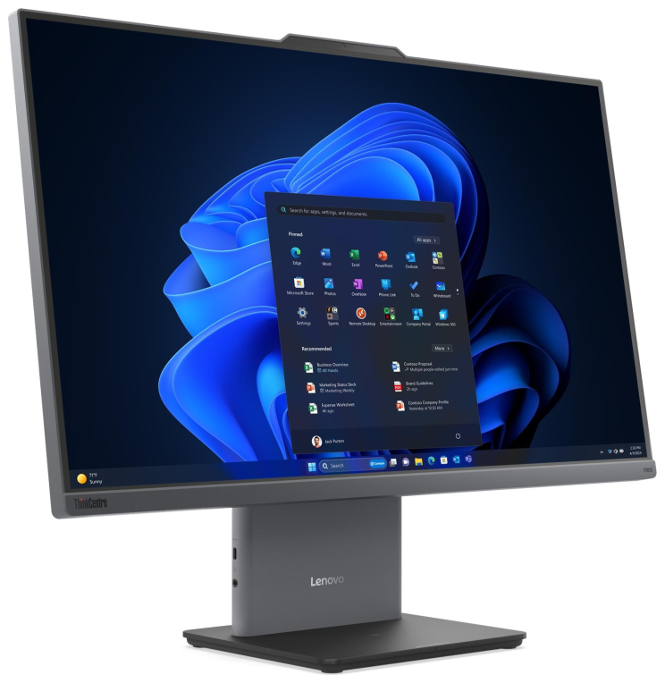 Lenovo ThinkCentre neo 50a 24 Gen 6 LNL Intel Core Ultra 5 226V 60,5 cm (23.8") 1920 x 1080 Pixeles PC todo en uno 16GB 