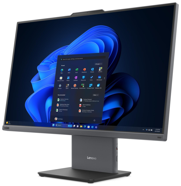 Lenovo ThinkCentre neo 50a 24 Gen 6 LNL Intel Core Ultra 5 226V 60,5 cm (23.8") 1920 x 1080 Pixeles PC todo en uno 16GB 