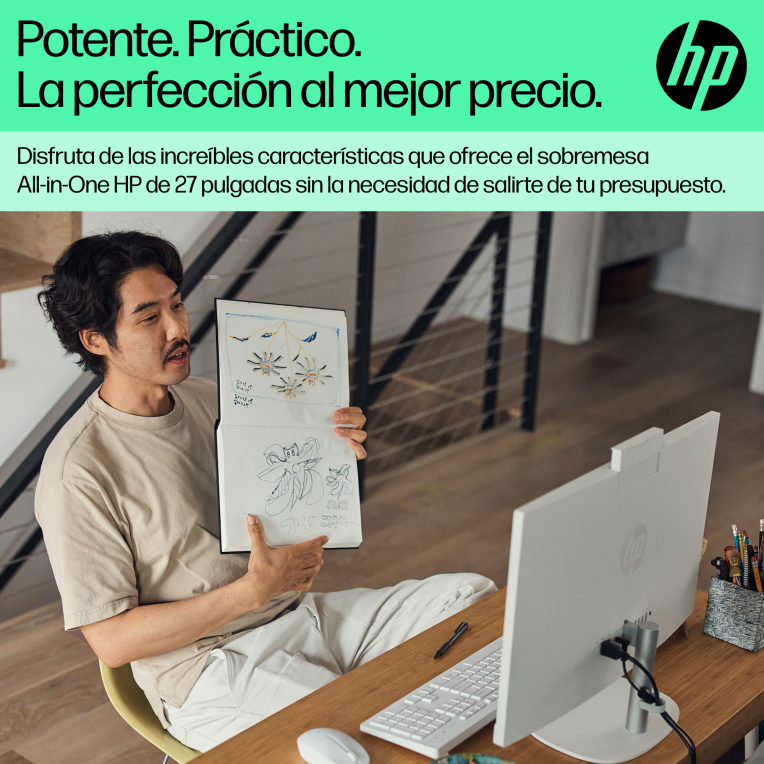 HP All-in-One 27-cr0090ns Intel® Core™ i5 i5-1335U 68,6 cm (27") 1920 x 1080 Pixeles PC todo en uno 16GB DDR4-SDRAM 512G