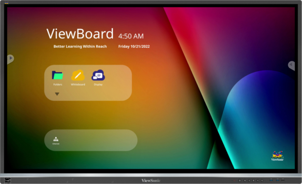 Viewsonic IFP5550-5 pizarra blanca interactiva 139,7 cm (55") 3840 x 2160 Pixeles Pantalla táctil Negro HDMI