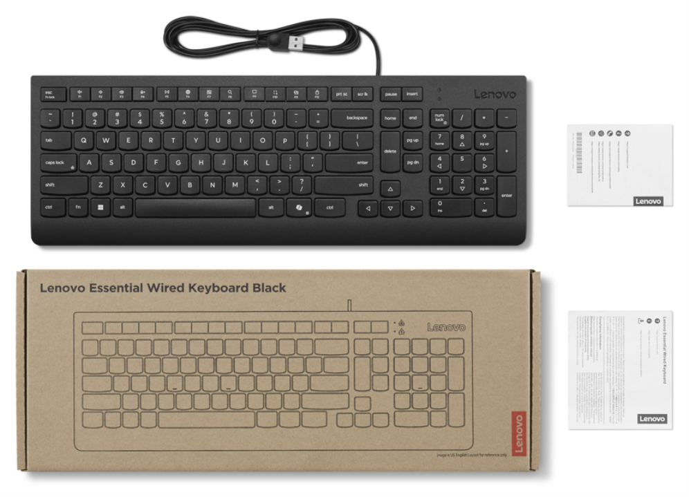 Lenovo 4Y41R64665 teclado Hogar / Oficina USB Español Negro