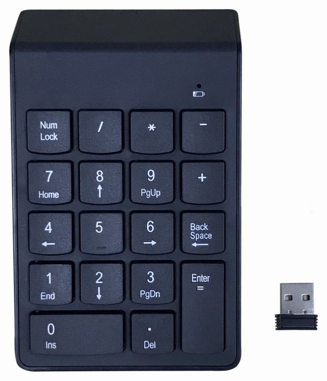 Gembird KPD-W-02 teclado numérico Portátil/PC Bluetooth Negro