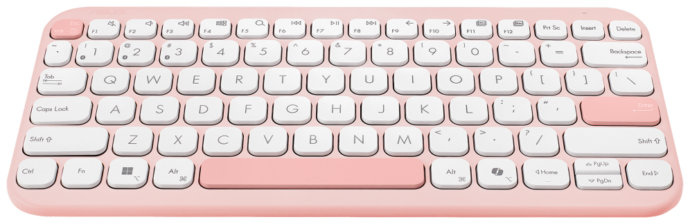 ASUS Marshmallow Keyboard KW100 teclado Hogar Bluetooth QWERTY Rosa