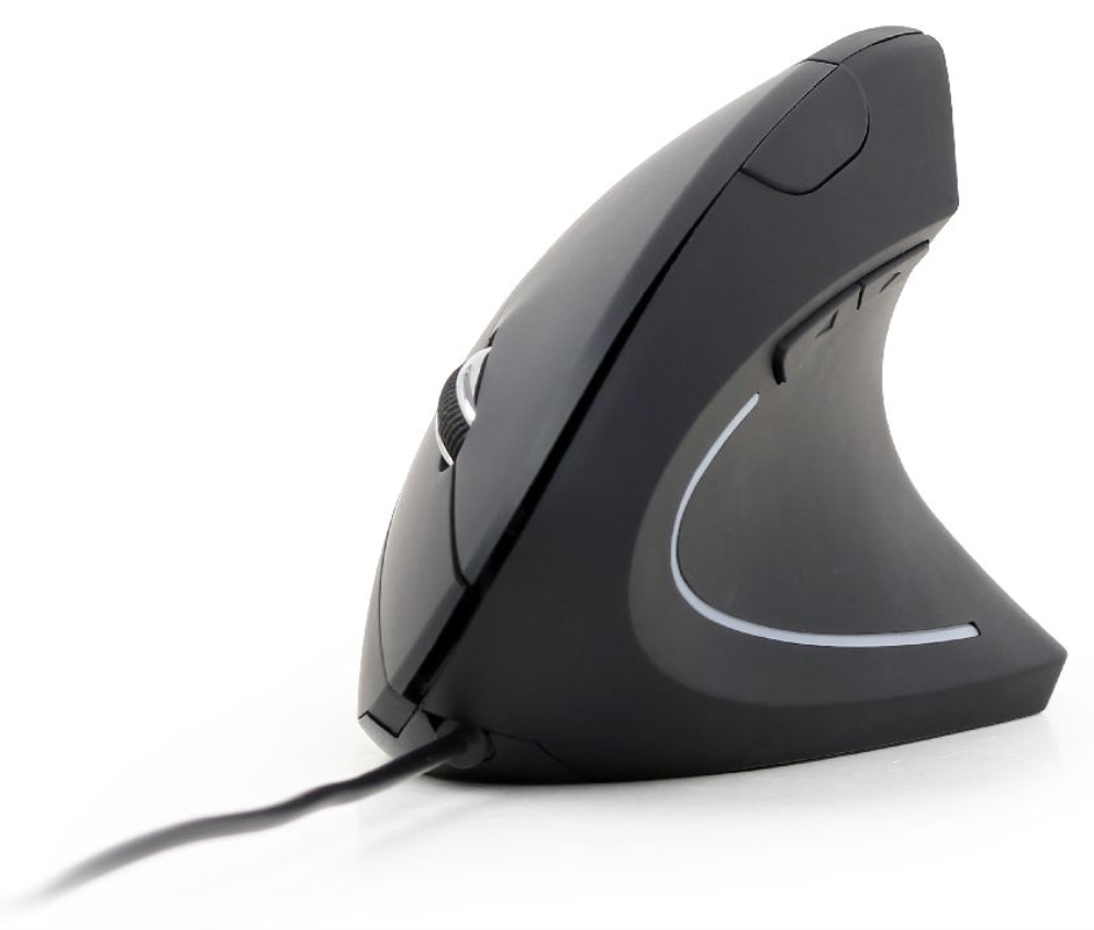 Gembird MUS-ERGO-01 ratón Oficina mano derecha USB tipo A Óptico 3200 DPI