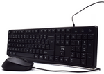 Ewent EW3007 teclado Ratón incluido Oficina USB QWERTY Portugués Negro