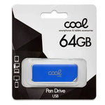 Pen Drive USB x64 GB 2.0 COOL Board Azul - PixelPlaza