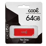 Pen Drive USB x64 GB 2.0 COOL Board Rojo - PixelPlaza
