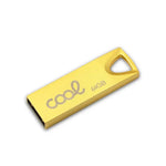 Pen Drive USB x64 GB 2.0 COOL Metal KEY Dorado - PixelPlaza