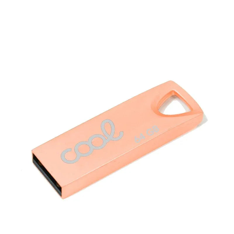 Pen Drive USB x64 GB 2.0 COOL Metal KEY Rose Gold - PixelPlaza