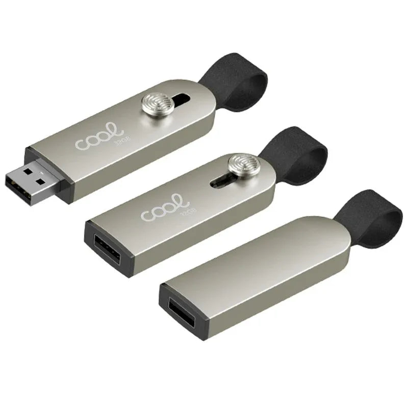 Pen Drive USB x64 GB 2.0 COOL Optimus Silver - PixelPlaza