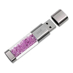 Pen Drive USB x64 GB 3.0 COOL Crystal Rosa - PixelPlaza