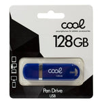 Pen Drive x USB 128 GB 2.0 COOL Cover Azul - PixelPlaza
