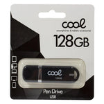 Pen Drive x USB 128 GB 2.0 COOL Cover Negro - PixelPlaza
