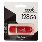 Pen Drive x USB 128 GB 2.0 COOL Cover Rojo - PixelPlaza