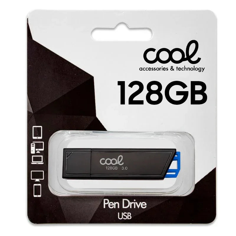 Pen Drive x USB 128 GB 3.0 COOL Lancer Azul - PixelPlaza