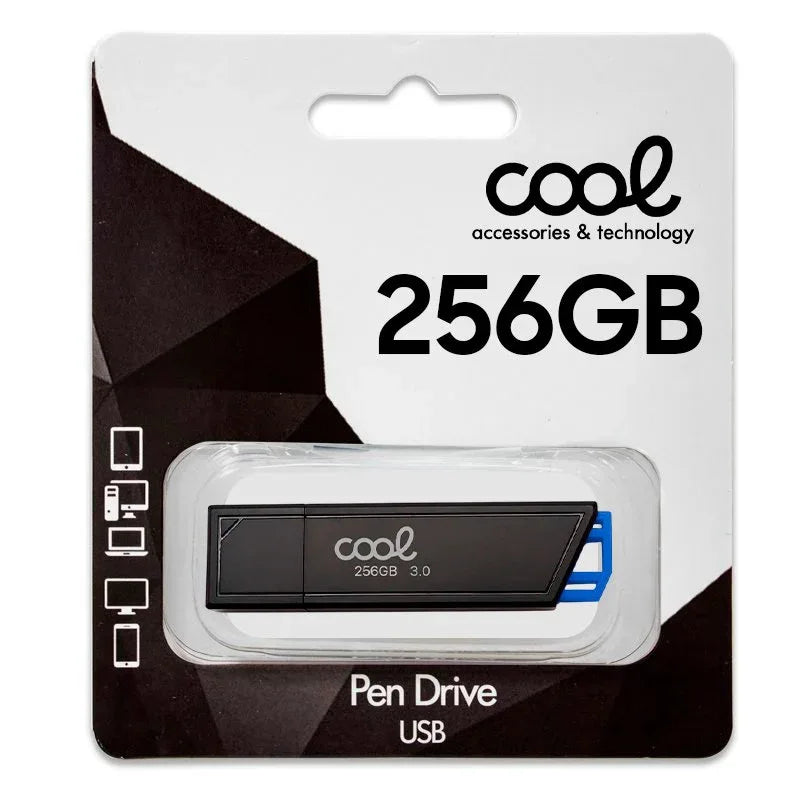 Pen Drive x USB 256 GB 3.0 COOL Lancer Azul - PixelPlaza