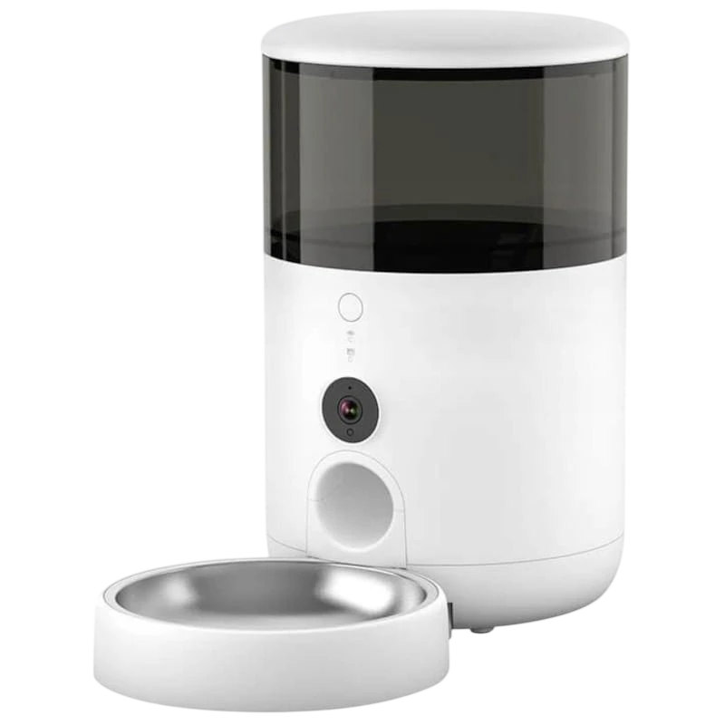 Petoneer NutriVue Feeder Blanco - Comedero Inteligente Para Mascotas Con Cámara y Micrófono - Audio Bidireccional - Prog