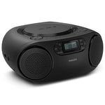 Radio CD Philips TAZ2000B/ 3W RMS/ con Cable/ con Pilas/ Negra