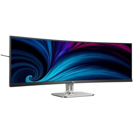 Monitor Profesional Ultrapanorámico Curvo Philips 49B2U5900C 49"/ Dual QHD/ Multimedia/ Regulable en altura/ Negro y Pla