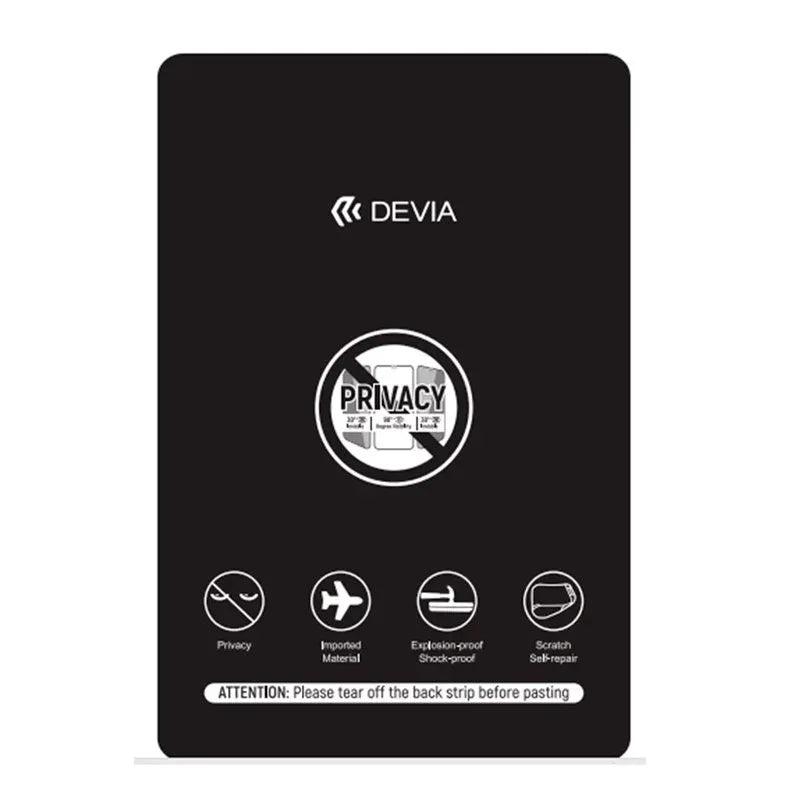 Protector Hidrogel Devia Privacy Protector Front Film Intelligent (Pack 20 uds) - PixelPlaza