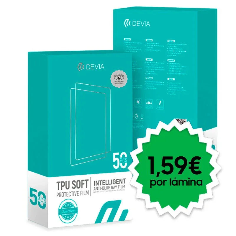 Protector Hidrogel Devia Protección Vista / Eyes Protection (Pack 50 uds) - PixelPlaza