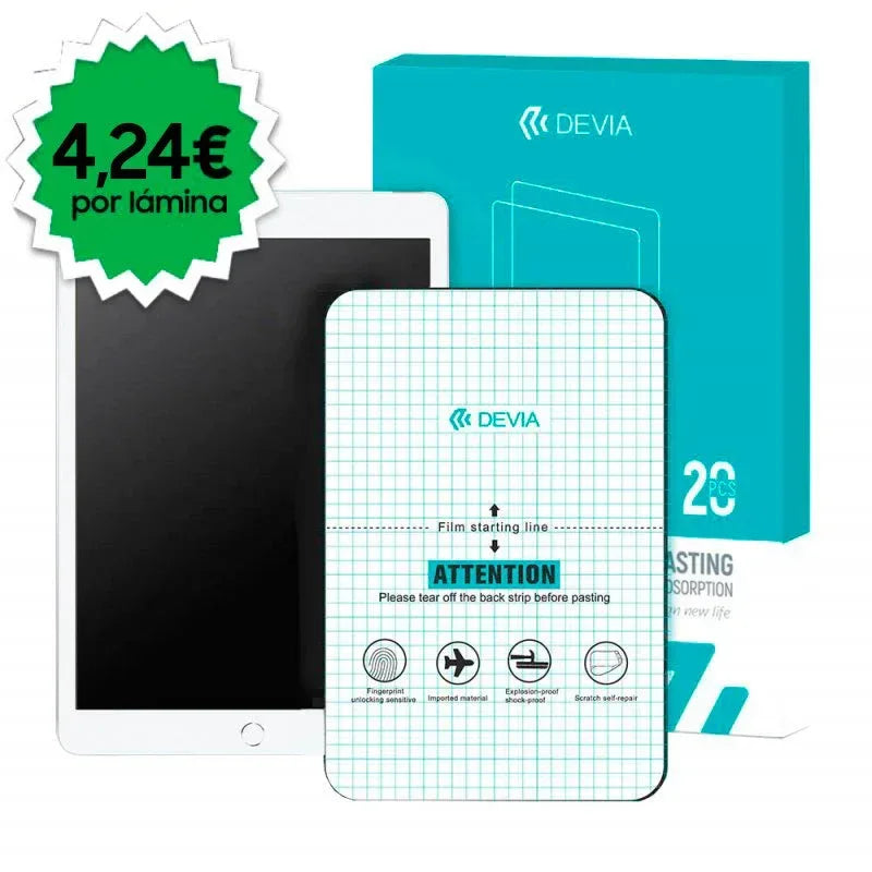 Protector Hidrogel Devia Universal Tablet (Pack 20 uds) - PixelPlaza