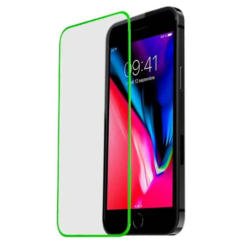 Protector Pantalla Cristal Templado COOL para iPhone 6 / 7 / 8 / (SE 2020) / (SE 2022) (NEON) - PixelPlaza