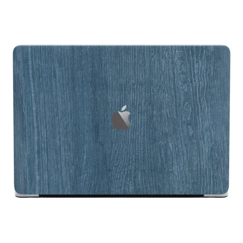 Protector Vinilo Trasero Colorful Devia Portátil 15 pulg Madera Azul - PixelPlaza