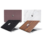 Protector Vinilo Trasero Colorful Devia Portátil 15 pulg Madera Turquesa - PixelPlaza