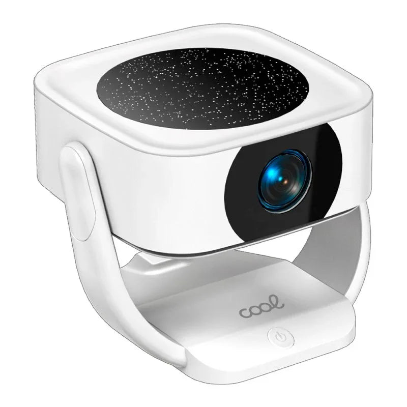 Proyector Compacto 3500 Lúmenes COOL Onix Altavoz Integrado + HDMI / USB + Wifi Mirror (Blanco) - PixelPlaza