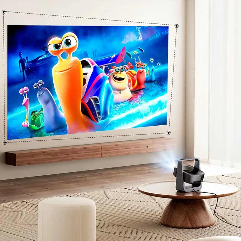 Proyector Compacto 3500 Lúmenes COOL Onix Altavoz Integrado + HDMI / USB + Wifi Mirror (Gris) - PixelPlaza