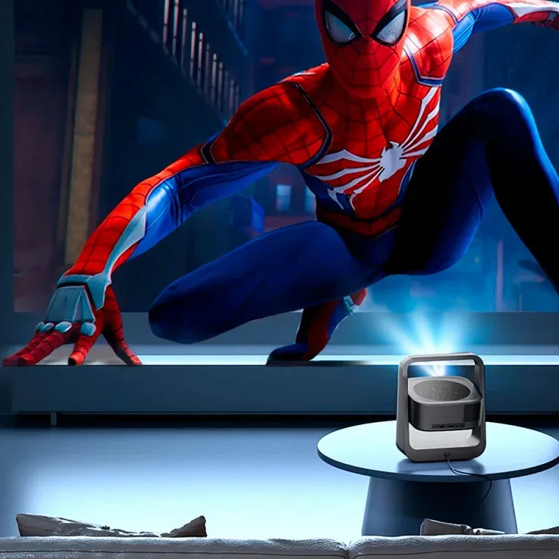 Proyector Compacto 3500 Lúmenes COOL Onix Altavoz Integrado + HDMI / USB + Wifi Mirror (Gris) - PixelPlaza