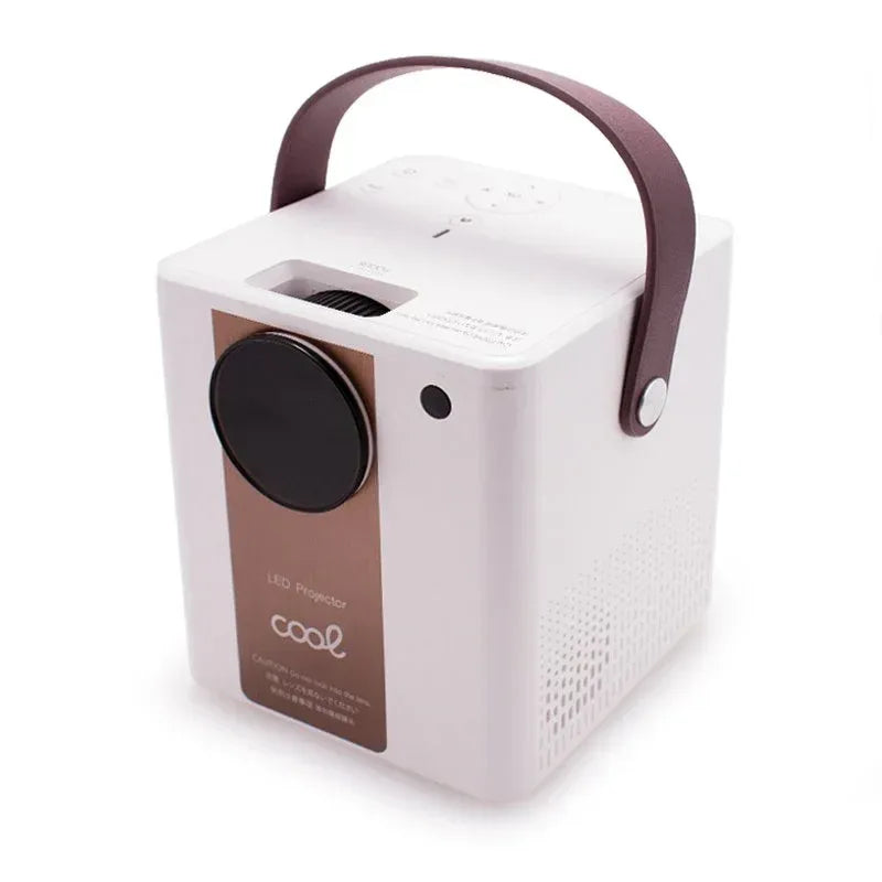 Proyector Compacto COOL Rainbow 3000 Lúmenes Altavoz Integrado + HDMI/SD/USB + Wifi Mirror (Blanco) - PixelPlaza