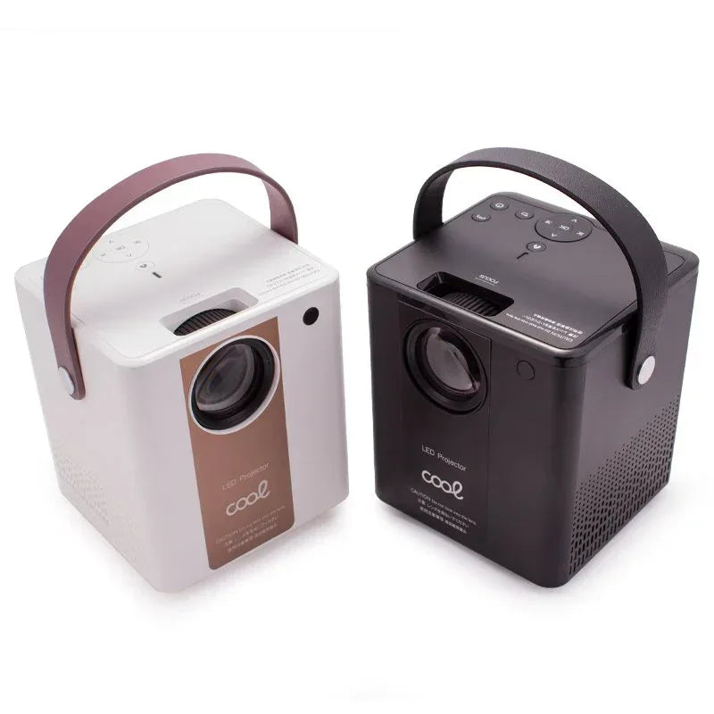 Proyector Compacto COOL Rainbow 3000 Lúmenes Altavoz Integrado + HDMI/SD/USB + Wifi Mirror (Blanco) - PixelPlaza