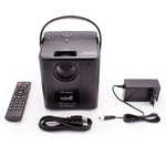 Proyector Compacto COOL Rainbow 3000 Lúmenes Altavoz Integrado + HDMI/SD/USB + Wifi Mirror (Negro) - PixelPlaza