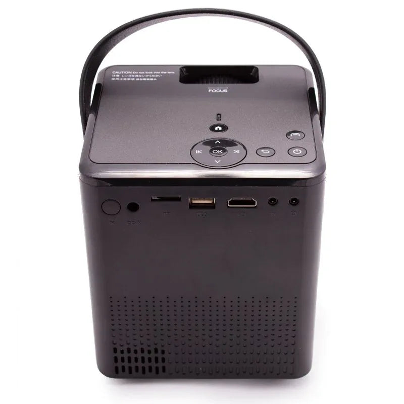 Proyector Compacto COOL Rainbow 3000 Lúmenes Altavoz Integrado + HDMI/SD/USB + Wifi Mirror (Negro) - PixelPlaza